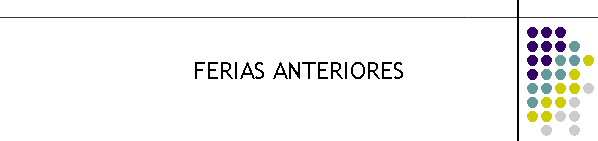 FERIAS ANTERIORES